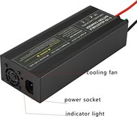 Chargeur de batterie réglable Kunavaro AC 100-240V 0-15V 0-40A 512W pour batteries LiFePO4, plomb-acide, AGM, GEL et lithium
