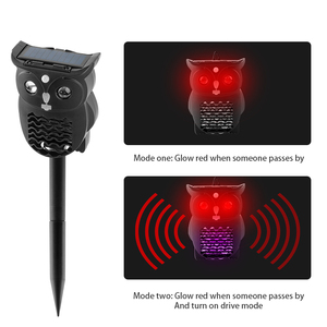 Repelente de Animales <span class=keywords><strong>Solar</strong></span> para Exteriores con Sensor PIR, Repelente Ultrasónico de Monos, Resistente al Agua IP65 - Product Image 5