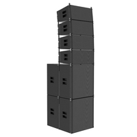 Système de sonorisation professionnel alimenté par l'audio Haut-parleurs passifs Line Array de 10 pouces Impédance de 16 ohms pour les applications intérieures extérieures