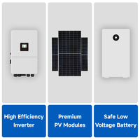 Système d'énergie solaire hybride Deye 15 kW 20 kW 30 kW, système complet de stockage d'énergie photovoltaïque pour la maison