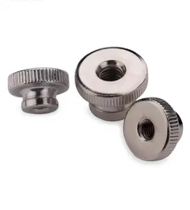 Round Flanged Knurled Thumb Nut Knob. Flat Head Knurled Thumb Nuts For Hands