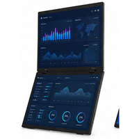 Écran tactile double LED 15,6 pouces FHD 1080P IPS, écran portable, double haut-parleur, type-C, pour le travail, les jeux et le divertissement