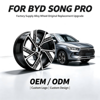 Nuevo Diseño de Llantas de Aleación de 19 Pulgadas, Llantas de Aleación Ensambladas para BYD Seal U, Acabado Negro, Llantas para Automóviles de Pasajeros