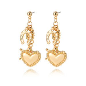 Pendientes de Diseño Original Europeo Americano para Mujer, Marca Kenjie, con Adornos y Colgantes Multielementos, Electrochapados - Product Image 5