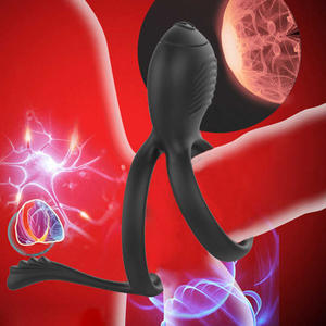 Vibromasseur masculin pour couple partageant la stimulation clitoridienne Passion Lock Fine Delay Vibration <span class=keywords><strong>Testicule</strong></span> <span class=keywords><strong>Anneau</strong></span> pour hommes - Product Image 3