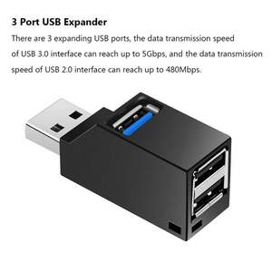 Toiya adaptor Splitter USB A34-U3, 1 port 3.0 <span class=keywords><strong>2</strong></span> port <span class=keywords><strong>2</strong></span>.0 ke adaptor usb laptop stasiun Dok Hub usb splitter hub USB - Product Image 4