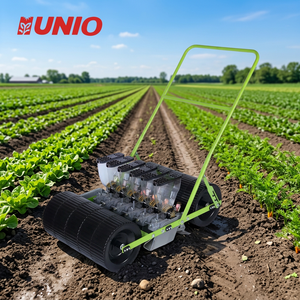 <span class=keywords><strong>Sembradora</strong></span> <span class=keywords><strong>manual</strong></span> ajustable <span class=keywords><strong>de</strong></span> varias filas con engranajes para espaciar plantas, ideal para cebolla, apio, <span class=keywords><strong>cilantro</strong></span>, repollo, rábano y maíz en granjas y jardines. - Product Image 1