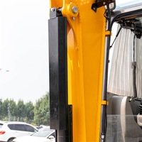Mini-excavatrice sur chenilles de 3,5 tonnes avec système PLC, garantie 1 an, pour travaux routiers