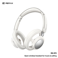 REMAX Headset Nirkabel Open-Style Over-Ear untuk 6.0 dengan Peredam Kebisingan ENC untuk Kompatibilitas Ponsel