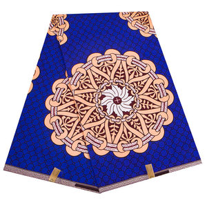 Bán Sỉ Váy May Vá, Vải Sáp Thật Batik In Họa Tiết Thủ Công Vải Polyester Ankara Thiết Kế Châu Phi Nigeria/ - Product Image 4