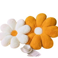 Coussin décoratif personnalisé style INS, motif marguerite, fabriqué à la main, rembourrage en coton PP, coussin floral pour canapé