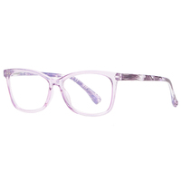 Lunettes de lecture légères pour femmes avec monture transparente à motif floral, anti-fatigue oculaire, verres PC confortables et charnières à ressort