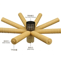 HE DE LONG 8/16 Distributeur d'eau latéral pour cuve sous pression en PRV / Diffuseur latéral à griffes multiples pour réservoir d'eau 500L/heure 1 kW