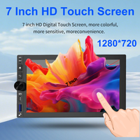 F133 Portable 7 pouces PND voiture moniteur Android Radio GPS pour Bluetooth DSP caractéristiques carte SD tableau de bord intelligent tableau de bord sans fil
