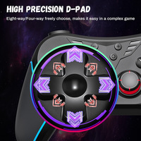 Joystick T43 untuk Switch Pro Gamepad dengan Fungsi Getaran Gyroscope NFC Wake-up Pengontrol Game Nirkabel