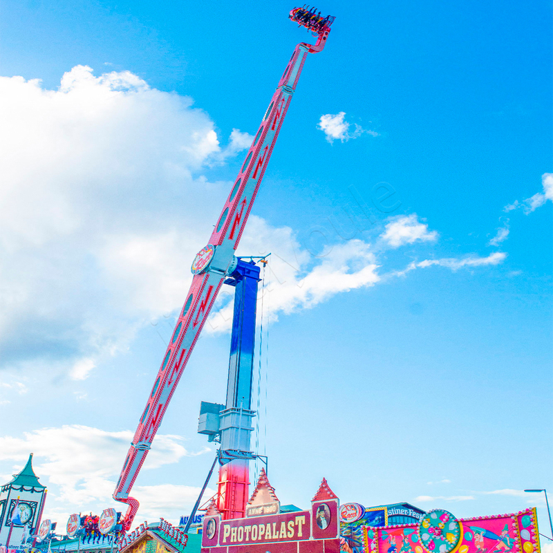 Large Outdoor Thrilling Amusement Ride Rotating