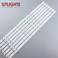 Strip lampu latar Tv Lcd baru lampu latar Tv untuk 3PFF5012/T3 43DL4012N/62 L43E6800 43HFF5952/T3 43l1600C