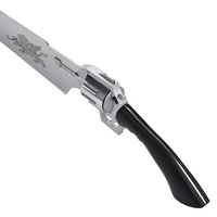 Réplique d'arme 129 cm Final Fantasy VIII FF8 Squall Leonhart : Gunblade Revolver Gun Sword Non-Fonctionnel Full Tang Lionheart
