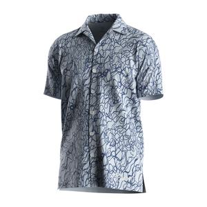 Chemise Hawaïenne Homme à Manches Courtes, Motif Floral Sublimé, Style Plage et Sport, Idéale pour l'Été - Product Image 1