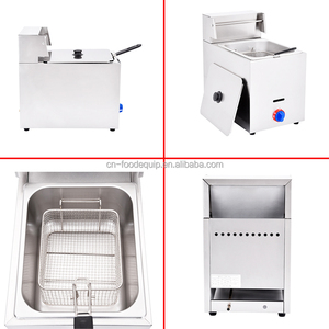 Machine à poulet automatique de 6 <span class=keywords><strong>litres</strong></span> <span class=keywords><strong>Friteuse</strong></span> à <span class=keywords><strong>gaz</strong></span> de comptoir de poulet à pression industrielle et portable - Product Image 2