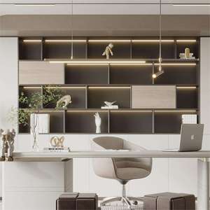 Bibliothèque secrète en verre anti-poussière avec porte dissimulée, design unique qui ajoute une atmosphère artistique et des bibliothèques élégantes - Product Image 1