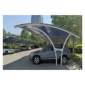 10 kW Solar Carports Photovoltaic Solar Panels Garage Canopies Steel Structure Buildings Premium Carport System