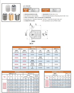 Zpfssn Nhà Máy Giá mùa xuân bóng pit tông bóng mũi ren Báo Chí phù hợp với mùa xuân nạp bóng pit tông ốc vít khác - Product Image 2