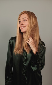 วิกผมชาวยิวผมเรมี่ผมสานเป็นมัดตรงโครงตรงจากธรรมชาติขนาดเล็กมีฝาปิดเล็กน้อย - Product Image 3