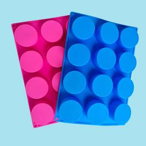 Logotipo personalizado, venta al por mayor, moldes redondos de panadería, molde para hornear de silicona para pastelería, forma de pastel, molde para magdalenas y magdalenas - Product Image 5