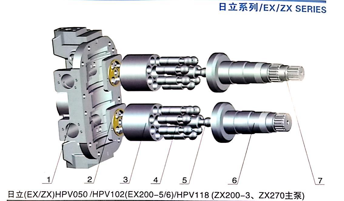 ZW HPV118 Hydraulic Pump for ZX200-3 Excavators - 6 Mo Warranty