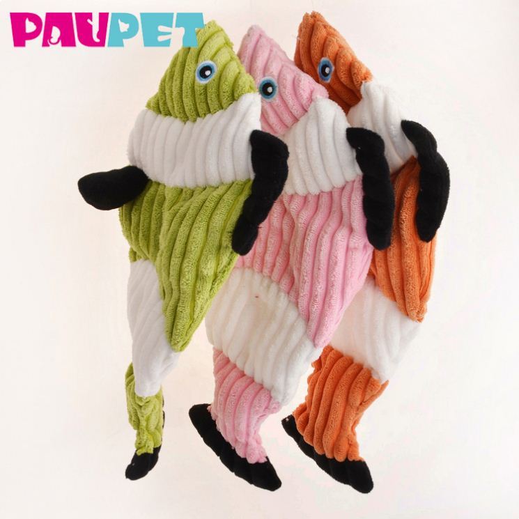 New Design Plush Animal Toy Pet Fish Cat Toy Dog Toy Squeak Dog Run Simons Cat Plush