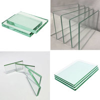 Verre trempé de 3 à 19 mm, une porte en verre flotté transparente et incurvée, soumise à un traitement de trempage, utilisée pour le balcon.