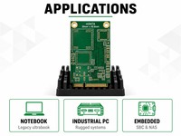 SSD PCB PCBA 4-16 Lapisan Megtron 6 Gold Finger Solid State Drive NVMe PCIe Gen 4 Bersertifikasi ISO 9001 Perakitan Turnkey Penyimpanan Data