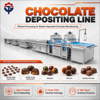 TG-machine Nueva Línea de Producción Comercial Integrada para Templado de Chocolate, Maquinaria Automática de Enfriamiento y Moldeado, 1 Año de Garantía