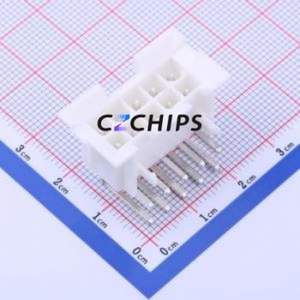 X9357WR-2x05B-N0SN Wire-to-Board Pin Header Bent Lead Through Hole,P=4.2mm Connector 2x5P 4.2mm Right Angle Insert 10P - Product Image 1