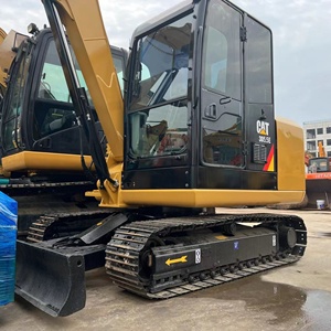 Dernière génération d'excavatrice compacte Caterpillar 305.5E d'occasion, 5 tonnes, avec pompe à engrenages, roulement, PLC et peinture d'origine - Product Image 5