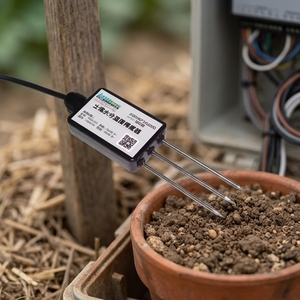 Sensor de Humedad del Suelo de Precisión, Sensor de Resistencia 0-24% 0.5 ° C RS485 Modbus RTU - Product Image 1