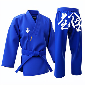 12 oz algodón lienzo <span class=keywords><strong>Karate</strong></span> uniforme Karategui Gi <span class=keywords><strong>Karate</strong></span> traje para niños y adultos - Product Image 5