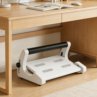 Repose-pieds ergonomique réglable avec surface massante, réglage de la hauteur sur 6 niveaux, ABS, pour le bureau, la maison et l'espace de travail