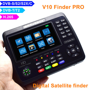 Nouveau V10 Finder Pro, détecteur de satellite TV, écran HD 4,3 pouces, DVB-S/S2/S2X/C/T/T2 H.265, détecteur de satellite numérique, prend en charge USB WIFI - Product Image 1