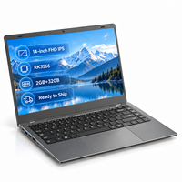 Laptop Komputer Rumahan 14 Inch FHD IPS RK3566 Quad Core 2GB RAM 32GB Penyimpanan WiFi AC BT 5.0 Notebook Murah Ready Stock Pabrik OEM