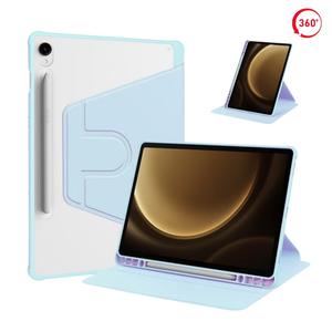 Étui pour tablette Samsung Tab S9 avec emplacement pour stylet, 360° °   Étui de tablette transparent rotatif, entièrement couvrant et résistant aux chocs - Product Image 4
