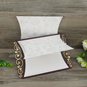 Cartes personnalisées avec feuille dorée et RSVP, pièces, cadran rigide <span class=keywords><strong>de</strong></span> luxe, élégantes, couleur noire, pour invitations <span class=keywords><strong>de</strong></span> mariage personnalisées - Product Image 4