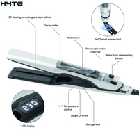 Catokan Rambut Keramik 2-in-1 Pelurus & Penggulung dengan Layar LED Digital LCD, Temperatur, Rotasi 360 Derajat, Listrik, Rumah Tangga, Garansi 1 Tahun