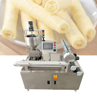 Machine industrielle de formage et de remplissage de rouleaux d'œufs électriques, haute efficacité, entièrement automatique, certifiée CE, pour snacks