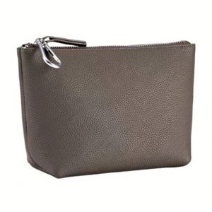 Custom Logo for Waterproof Fashion PU Leather Lightweight Portable Zipper Cosmetic <b>Bag</b> Makeup Pouch for Women Travel - Product Image 4
