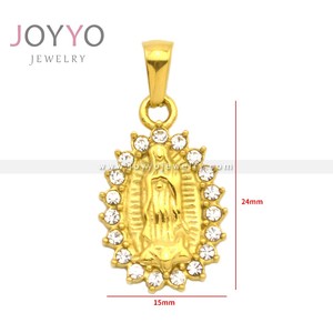 <span class=keywords><strong>Cristalli</strong></span> in oro giallo collana con pendenti per collana vergine <span class=keywords><strong>di</strong></span> nostra signora <span class=keywords><strong>di</strong></span> jinan collana con ciondolo per donna - Product Image 6