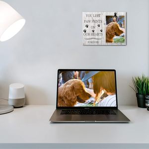 กรอบรูปสัตว์เลี้ยงไม้แบบหนีบตั้งโต๊ะ พร้อมขาตั้งไม้เนื้อแข็ง สำหรับตกแต่งห้องนั่งเล่น ห้องนอน ห้องทำงาน - Product Image 4