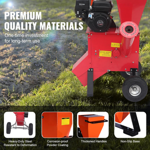 Broyeur de Branches 7HP Homologué CE, Moteur à Essence 4 Temps 212CC, Broyeur de Bois pour Usage Forestier (Bûches, Branches) - Product Image 4
