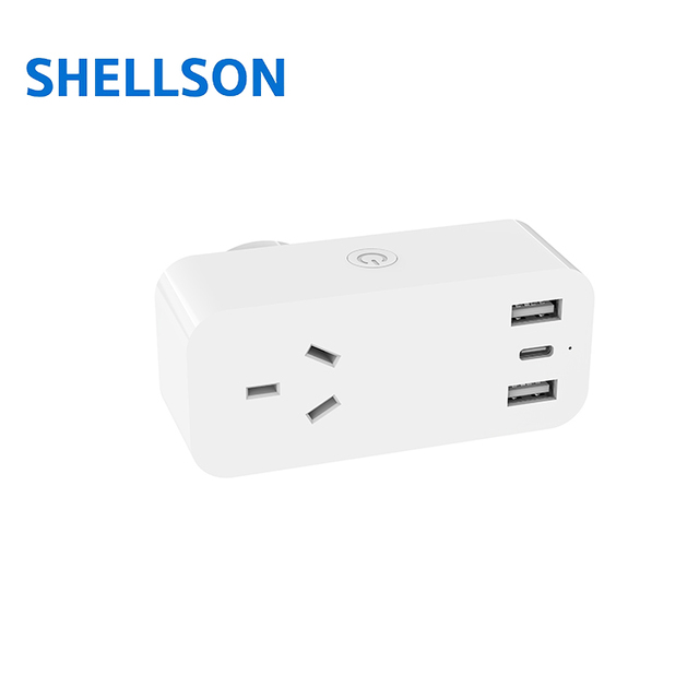WiFi Smart Plug 10A AU Socket Control Timer Setting Wi-Fi 2.4GHz USB Type C Smart Plug Socket Smart Home Socket